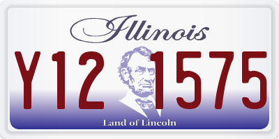 IL license plate Y121575