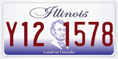 IL license plate Y121578