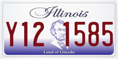 IL license plate Y121585