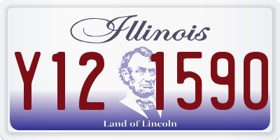 IL license plate Y121590