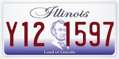 IL license plate Y121597