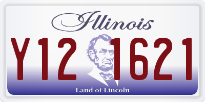 IL license plate Y121621