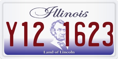 IL license plate Y121623