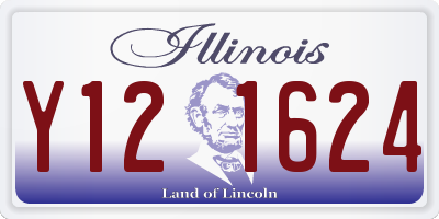 IL license plate Y121624