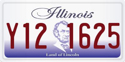 IL license plate Y121625