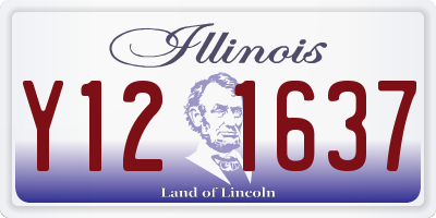 IL license plate Y121637
