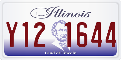 IL license plate Y121644