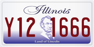 IL license plate Y121666