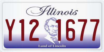 IL license plate Y121677