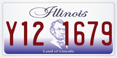 IL license plate Y121679