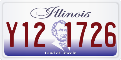 IL license plate Y121726