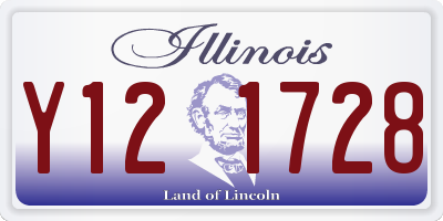 IL license plate Y121728