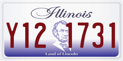 IL license plate Y121731