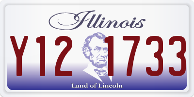 IL license plate Y121733