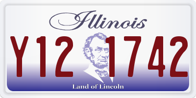 IL license plate Y121742
