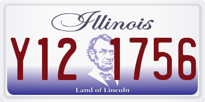 IL license plate Y121756