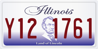 IL license plate Y121761