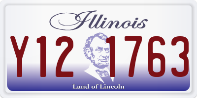 IL license plate Y121763