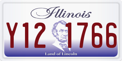 IL license plate Y121766