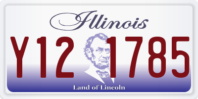 IL license plate Y121785