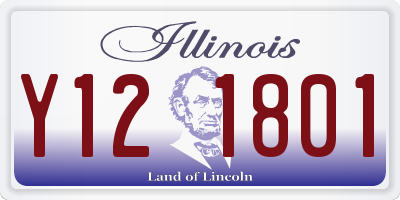 IL license plate Y121801