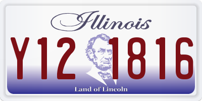 IL license plate Y121816