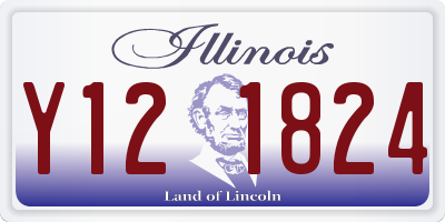 IL license plate Y121824