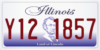IL license plate Y121857