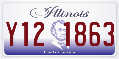 IL license plate Y121863