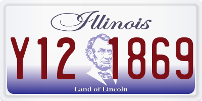 IL license plate Y121869