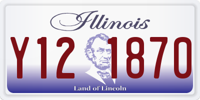 IL license plate Y121870