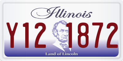 IL license plate Y121872