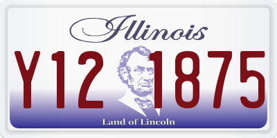IL license plate Y121875