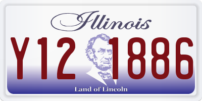 IL license plate Y121886