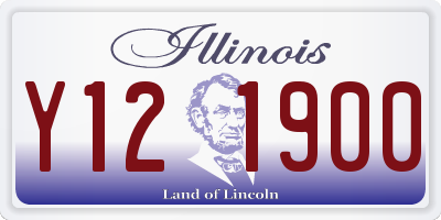 IL license plate Y121900