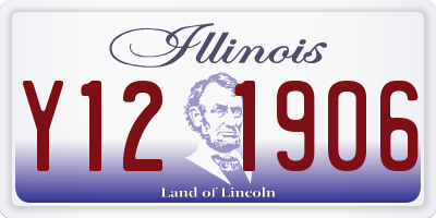 IL license plate Y121906