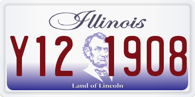 IL license plate Y121908
