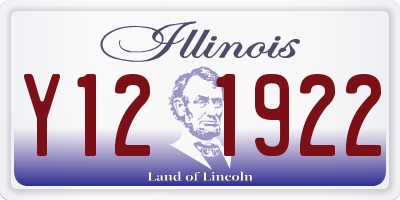 IL license plate Y121922