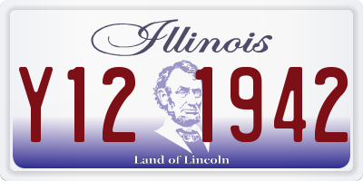 IL license plate Y121942