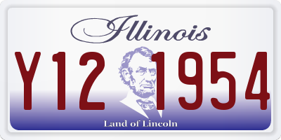 IL license plate Y121954