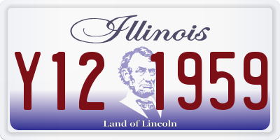 IL license plate Y121959