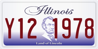 IL license plate Y121978
