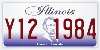 IL license plate Y121984