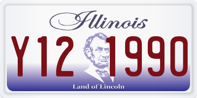 IL license plate Y121990