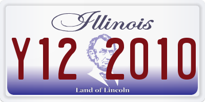 IL license plate Y122010