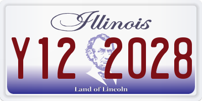 IL license plate Y122028
