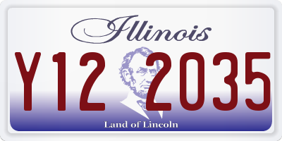 IL license plate Y122035