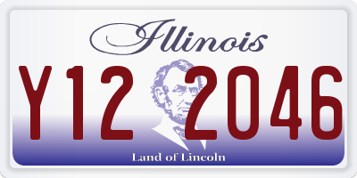 IL license plate Y122046
