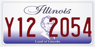 IL license plate Y122054