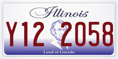 IL license plate Y122058